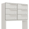 Rotterdam for Six | V Mailbox System in White