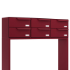 Rotterdam for Six | H Mailbox System in Red