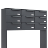 Rotterdam for Nine Mailbox System in Anthracite