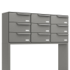 Rotterdam for Nine Mailbox System in Metallic Gray