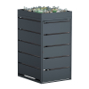 Edgar Single Trash Can Storage Bin 240 Liter in Anthracite