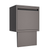 Pacco In-Wall Package Delivery Box in Black