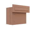 Allegri Through-the-Wall Mailbox in Rust Finish