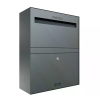 Rome Parcel Box - Size L in Anthracite| Wall Mounting