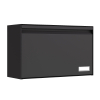Postino Wall Mount Mailbox in Black