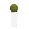 Skinny Pillar Medium Planter in White