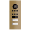 Flush-mounted intercom Smart-IN for Two Doorbird D1102V brass finish