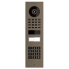 Surface-mounted Smart-ON Doorbird D1101KV Intercom with Keypad Module, Beige Gray