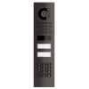 Surface-mounted Smart-ON intercom for Two Doorbird D1102KV with Keypad Module, Graphite Black