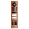 Surface-mounted Smart-ON Intercom for Two Doorbird D1102KV with Keypad Module Bronze Finish