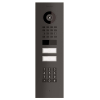 Flush-Mount Intercom Smart-IN for Two Doorbird D1102KV with Keypad Module, Graphite Black