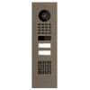 Flush-mounted Smart-IN Intercom for Two Doorbird D1102KV with Keypad Module, Beige Gray