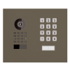 Flush-Mount Intercom System Smart-IN WideScope Doorbird D1101KH with Keypad Module, Beige-Gray