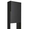Faro Black Freestanding Mailbox