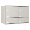 Stockholm for Six Built-In Mailbox in White