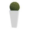Medium White Planter Vase