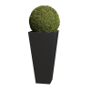 Medium vase planter in black