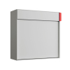 Lathi Wall-Mount Mailbox in White
