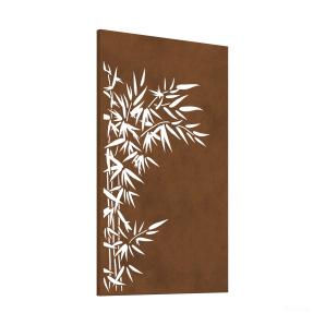 Corten steel privacy screen