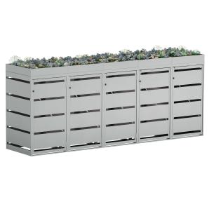 Egon 5-Bin Trash Can Storage (120 Liter)