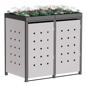 Anna Double Trash Can Storage - 120 Liter