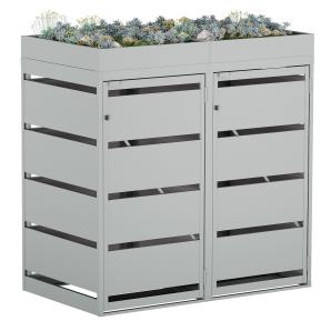 Egon Double Trash Can Storage - 120 Liter
