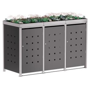 Martha Triple Trash Can Storage - 240 Liter