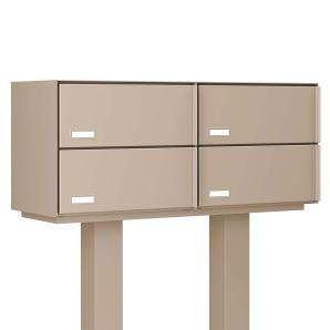 Copenhagen Mailbox System for 4 Tenants