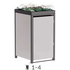Emma Trash Can Shed with Planter Roof - 120 Liter