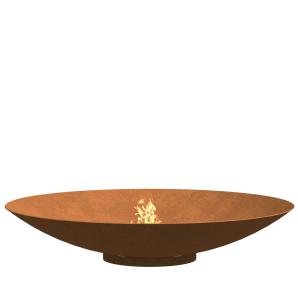 Corten steel fire pit
