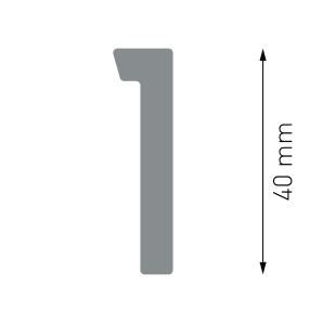 House number | 40mm