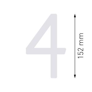 House number | 152mm