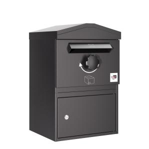 Mannheim Parcel Box with Pointed Roof in Size M | Wall Mounting