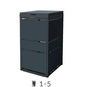 Oskar Trash Can Storage with Lid - 120 Liter