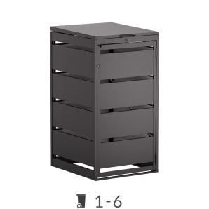 Kim Trash Can Storage Box with Lid - 120 Liter