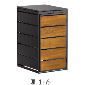 Edda Trash Can Storage with Lid - 240 Liters