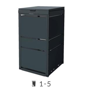 Lewis Trash Can Storage Unit with Lid - 240 Liter