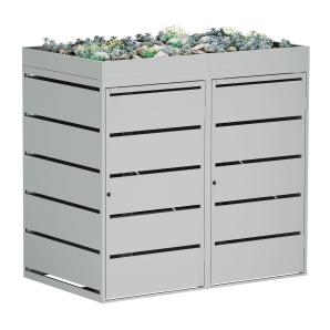 Edgar Double Trash Can Shed 240 Liter