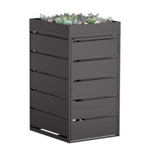 Edgar Single Trash Can Shed, 240 Liter