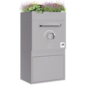 Berlin Parcel Box with Green Roof in Size L | Freestanding