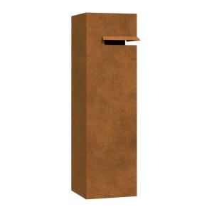 Corten steel mailbox