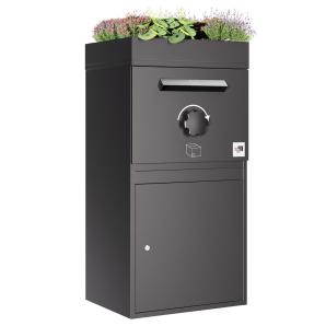 Berlin Parcel Box with Green Roof in 3 Sizes | Freestanding