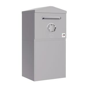 München Parcel Box with Pointed Roof in 3 Sizes | Rear Removal - Freestanding